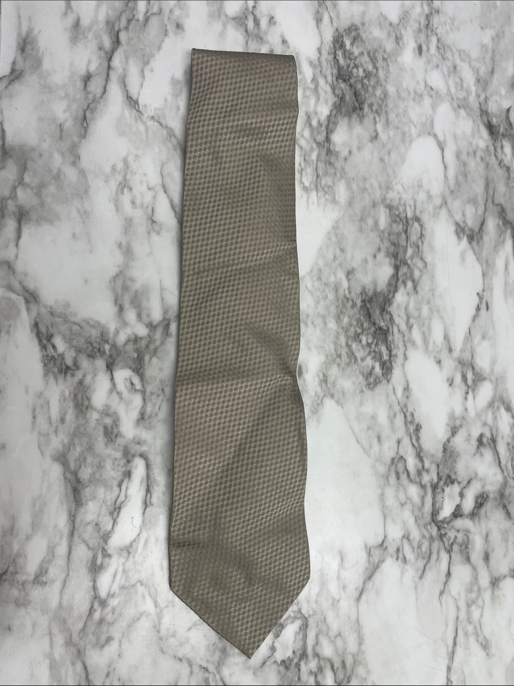 Daniel De Fasson Taupe Textured Men's Tie